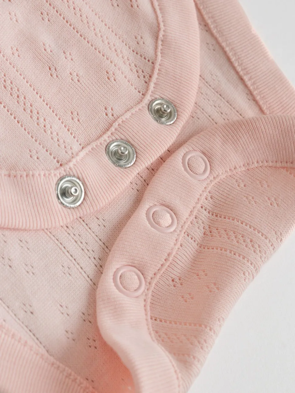 Pastelkleurig - Korte mouwen Baby bodysuit met punt 5 verpakking