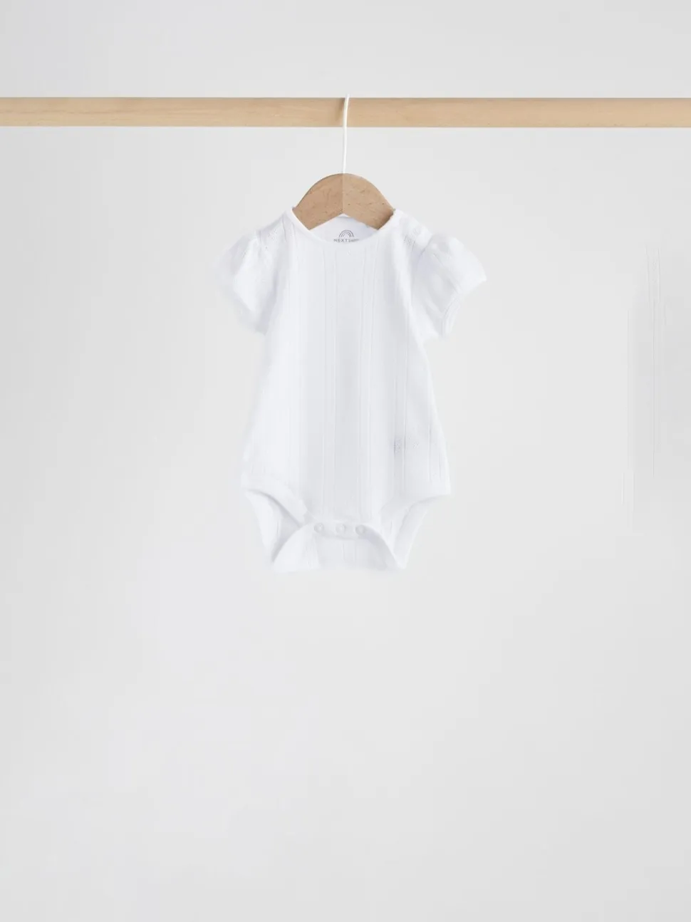 Pastelkleurig - Korte mouwen Baby bodysuit met punt 5 verpakking