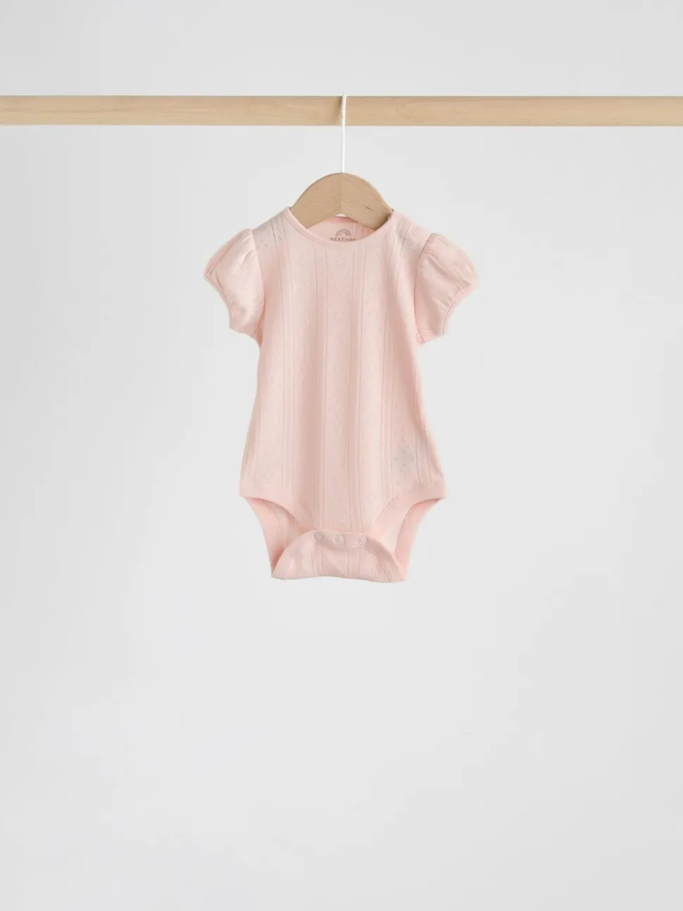 Pastelkleurig - Korte mouwen Baby bodysuit met punt 5 verpakking