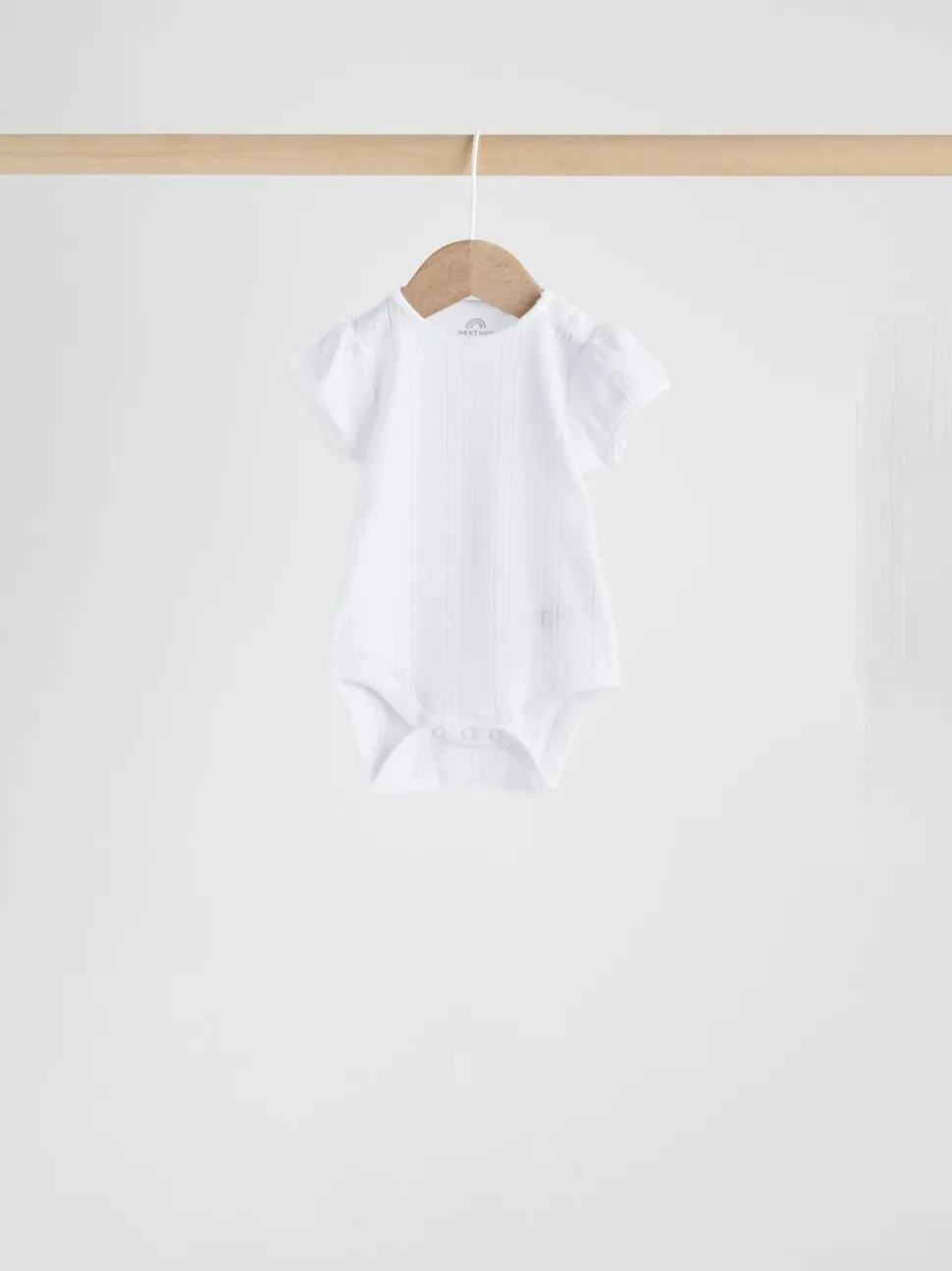 Pastelkleurig - Korte mouwen Baby bodysuit met punt 5 verpakking
