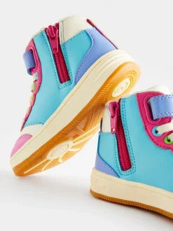 Pastelkleurig - Little Bird by Jools Oliver - Hoge sneakers met sterren