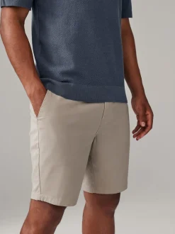 Pastelkleurig - Slim Fit - Set van 4 chinoshorts met stretch