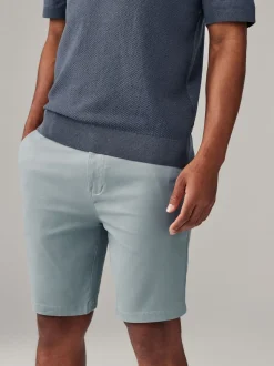 Pastelkleurig - Slim Fit - Set van 4 chinoshorts met stretch
