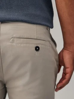 Pastelkleurig - Slim Fit - Set van 4 chinoshorts met stretch