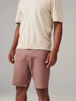 Pastelkleurig - Straight fit - Set van 4 chinoshorts met stretch