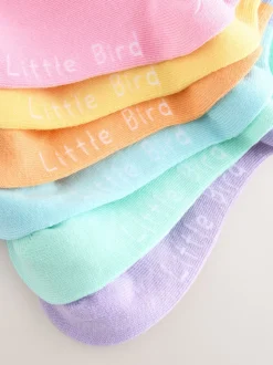 Pastelkleurige regenboogprint - Little Bird by Jools Oliver Striped Tube Socks 6 Pack