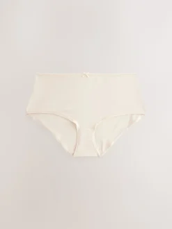 Pastelroze nude - Set van 5 slips met hoog katoengehalte
