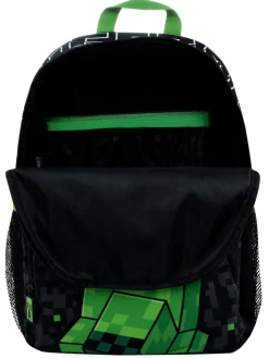 Personage Minecraft rugzak met Creeper