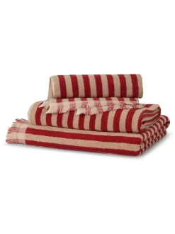 Piglet in Bed Pembroke Stripe Towel