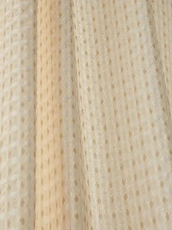 Pineapple Elephant Muscat Waffle Slot Top Voile Curtains Panel