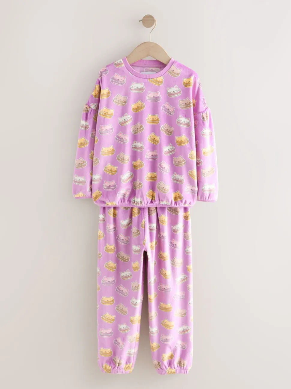 Pink Cataroon - Behaaglijke fleece pyjama (3-16 jr)