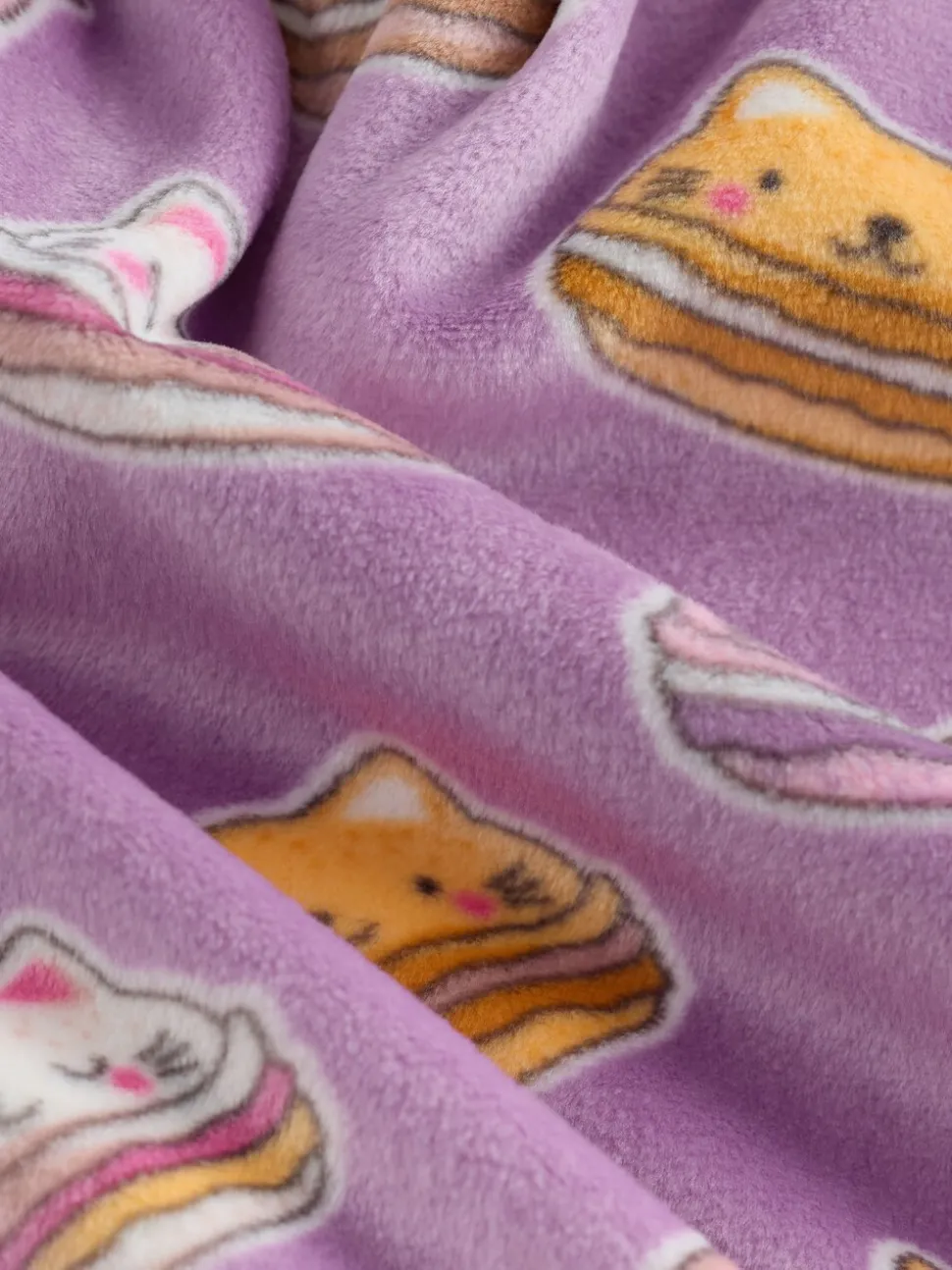 Pink Cataroon - Behaaglijke fleece pyjama (3-16 jr)
