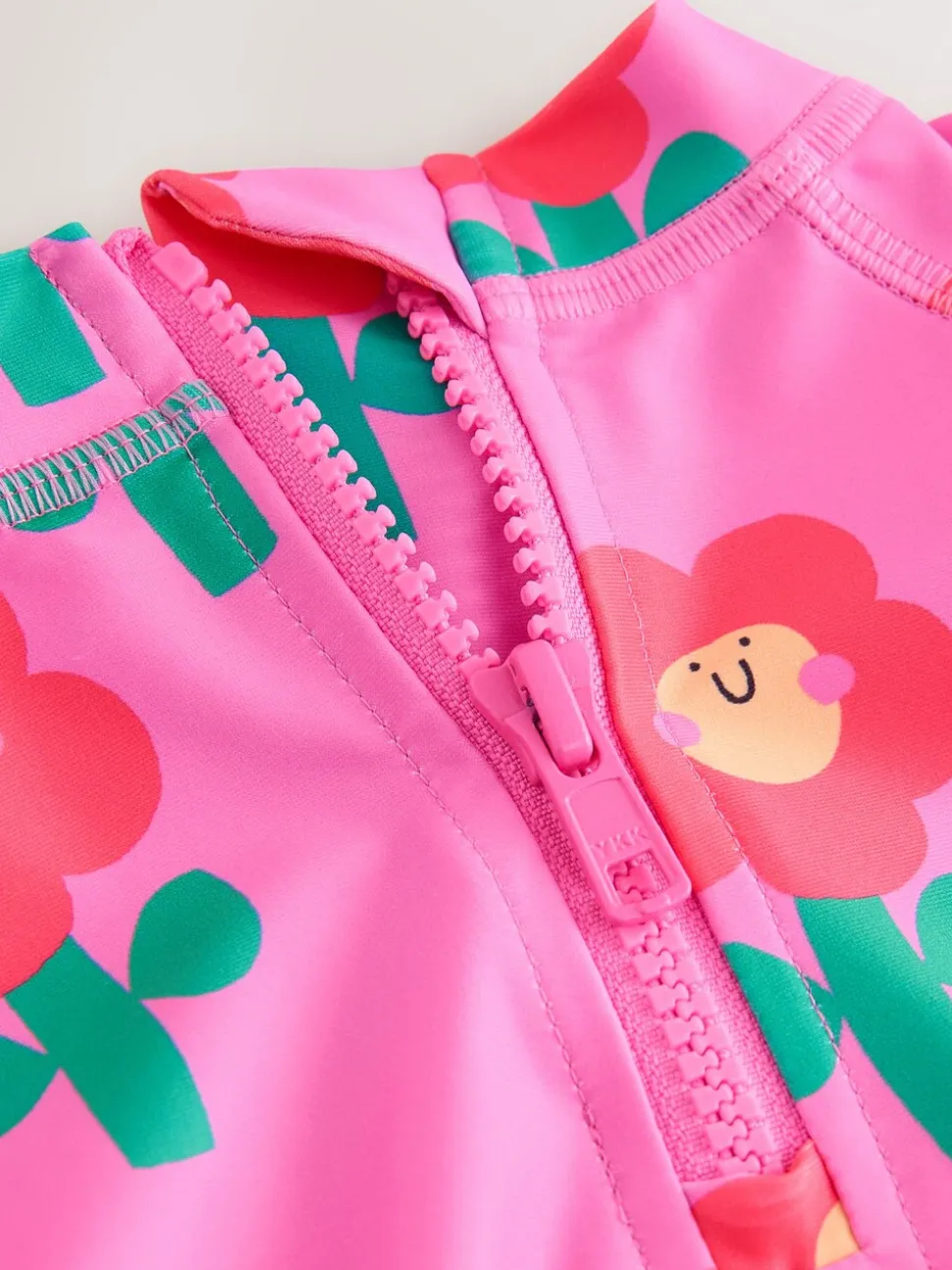 Pink Stampy Floral - Zonbeschermende zwemset (3 mnd-7 jr)