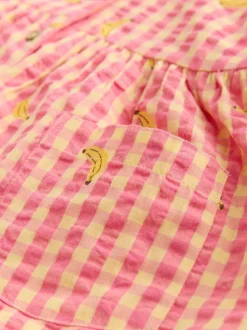 Pink/Yellow Banana - Trapeze Playsuit (3mths-7yrs)