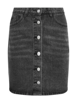 PixieGirl Petite - Minirok met knopen van 100% katoen