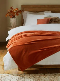 Pluche fleece sprei