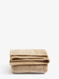 Pluche fleece sprei
