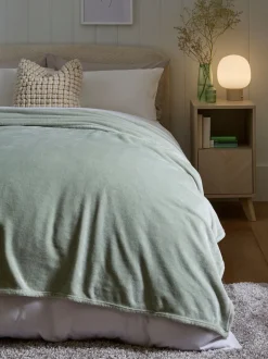 Pluche fleece sprei