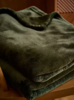 Pluche fleece sprei