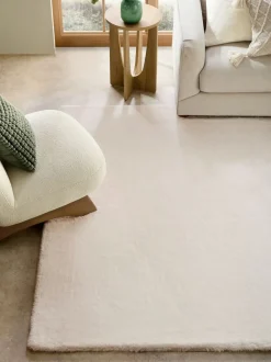 Pluche vloerkleed van imitatiebont