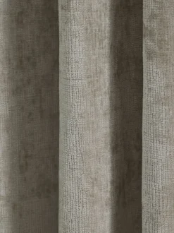 Plush Chenille Eyelet Curtains