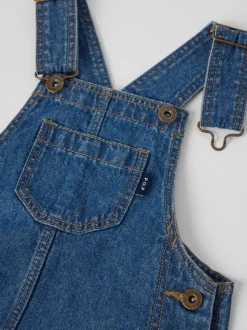 Polarn O. Pyret Cotton Denim Pinafore