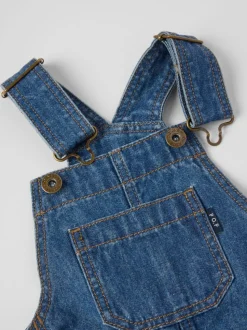 Polarn O. Pyret Cotton Denim Pinafore