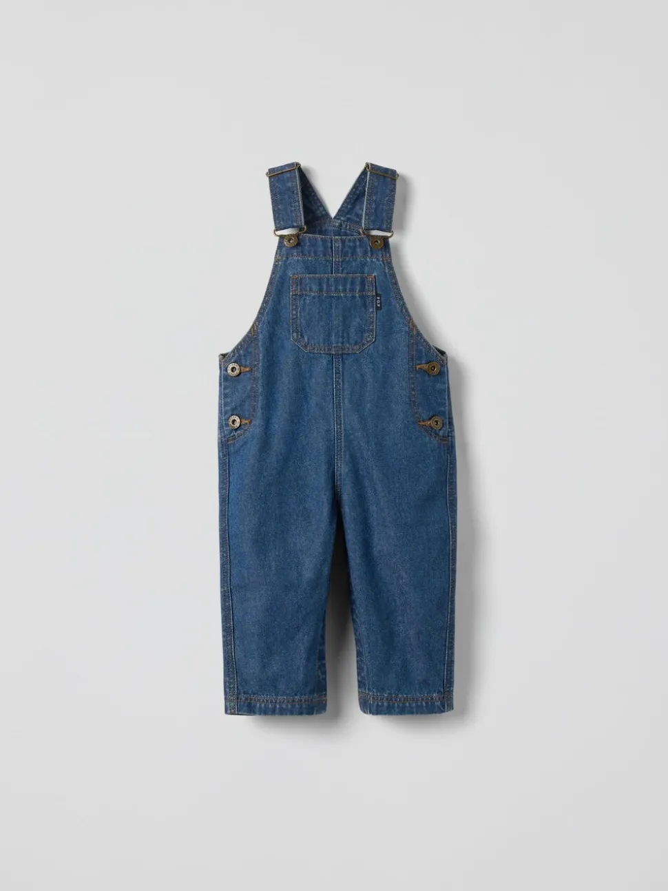 Polarn O. Pyret Cotton Denim Dungarees