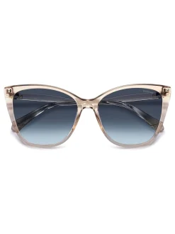 Polaroid Nude Rectangular Sunglasses