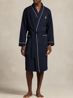Polo Ralph Lauren Contrast Piping Lounge Robe