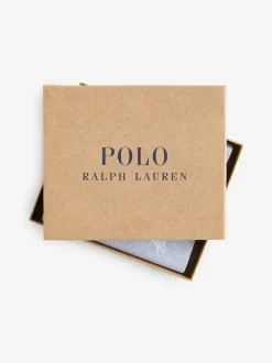 Polo Ralph Lauren Pebble Leather Billfold Logo Wallet