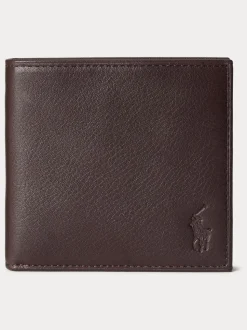 Polo Ralph Lauren Pebbled Leather Billfold Wallet