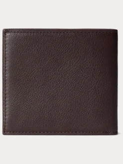 Polo Ralph Lauren Pebbled Leather Billfold Wallet