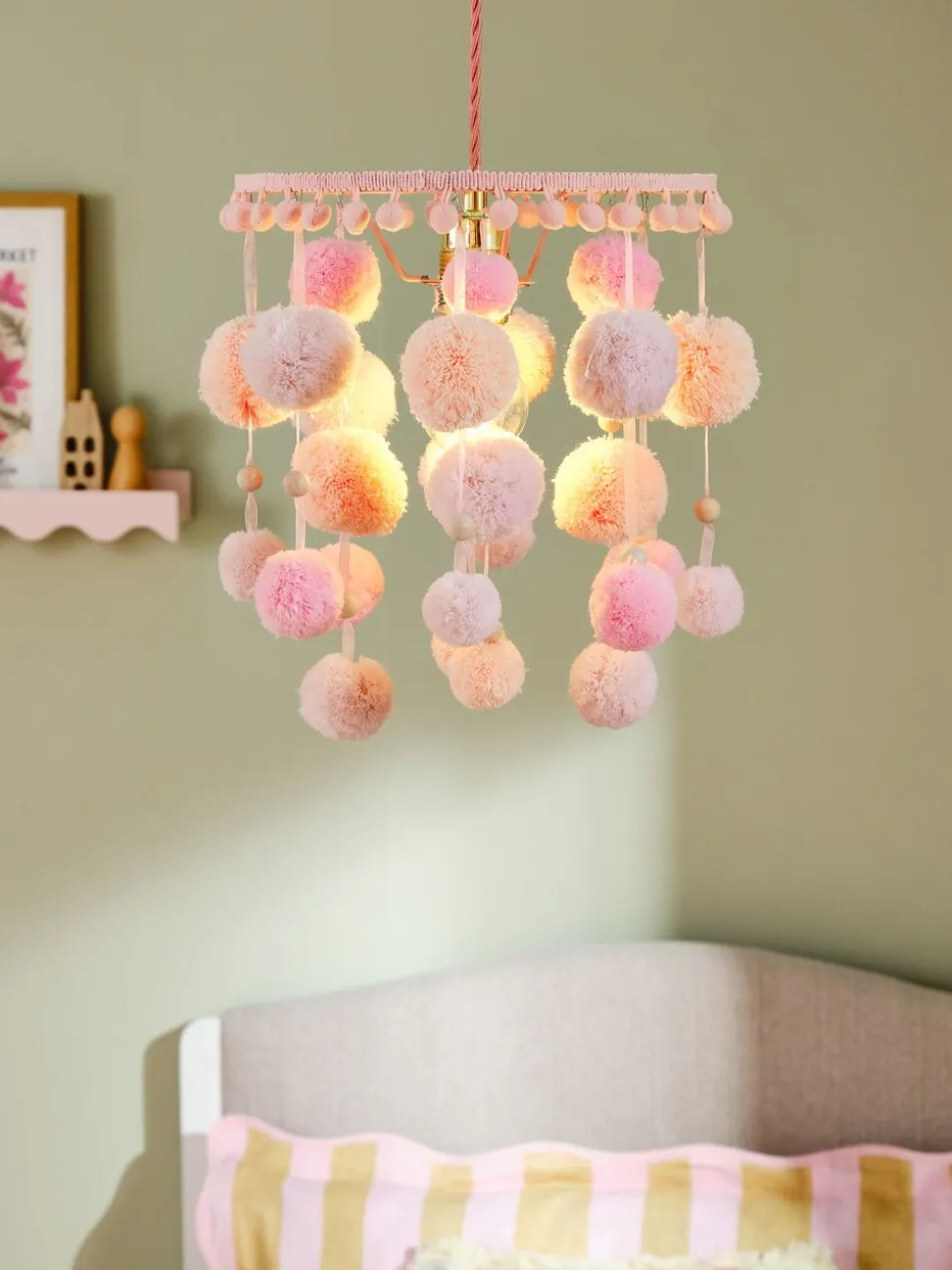 Pom Pom Easy Fit Pendant Light Shade