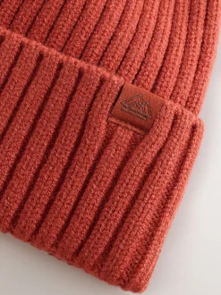 Pompoenoranje - Gebreide beanie-muts (1-16jr)