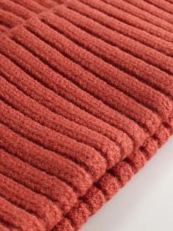 Pompoenoranje - Gebreide beanie-muts (1-16jr)