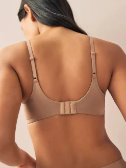 Praline huidskleur/wit - A-E Afvlakkende Ultimate Comfort Beha's 2 Verpakking
