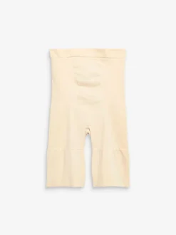 Praline nude - Vormgevende naadloze slip voor gladdere dijen met stevige buikcorrectie