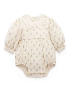 Purebaby Gathered Bodysuit