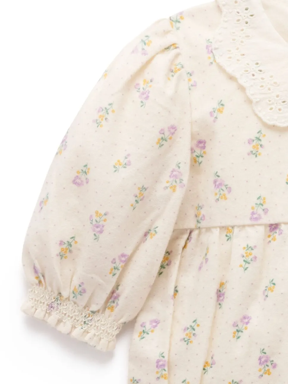 Purebaby Gathered Bodysuit