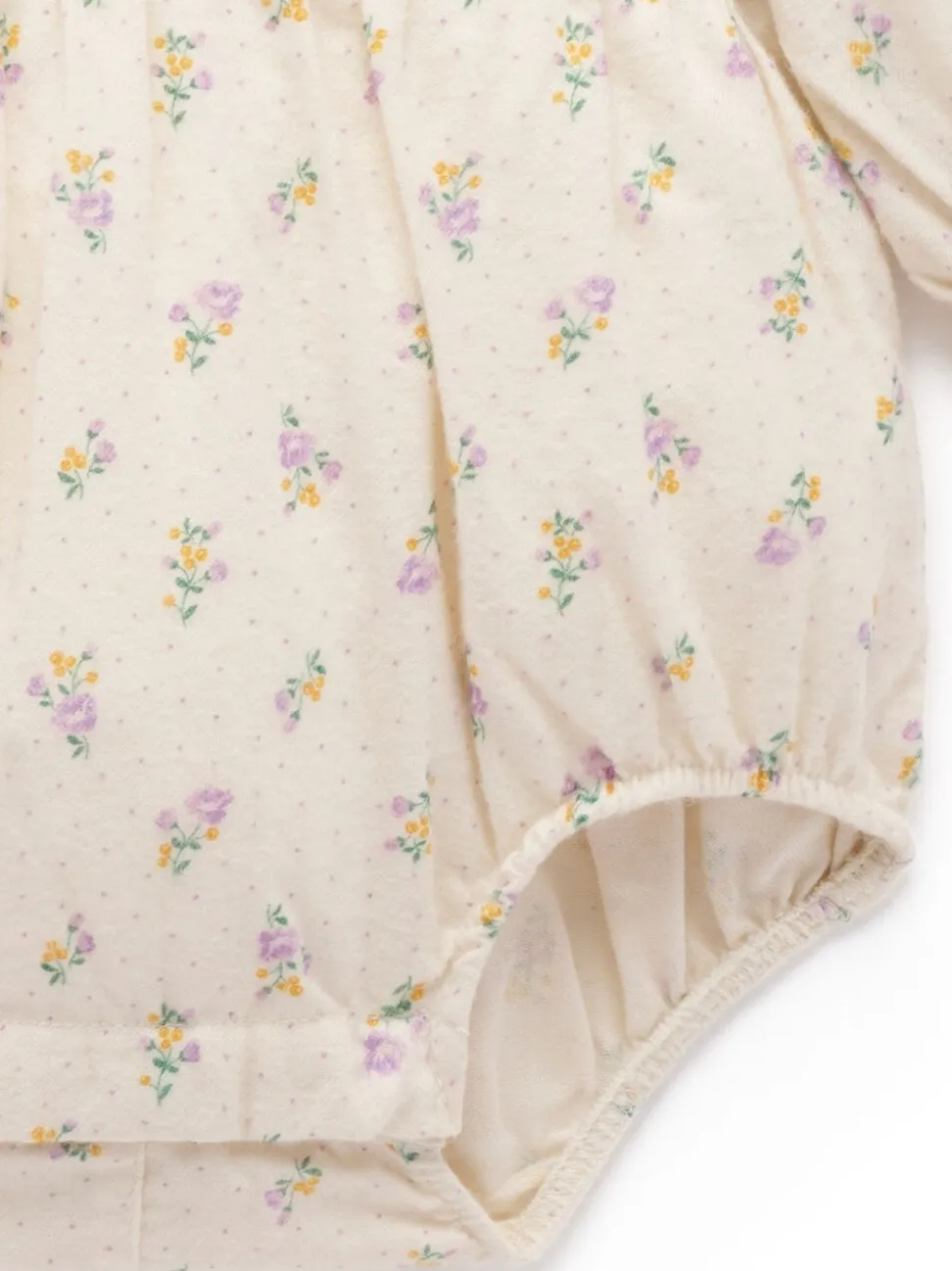 Purebaby Gathered Bodysuit