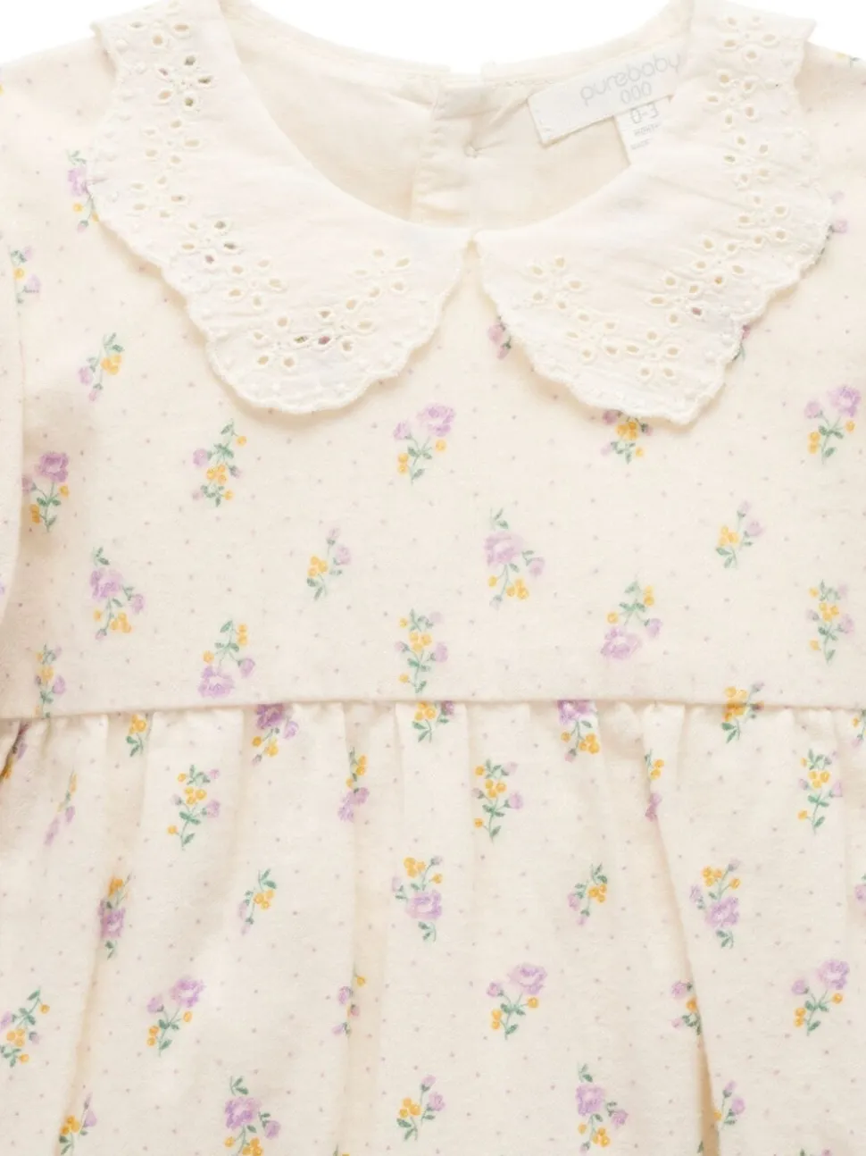 Purebaby Gathered Bodysuit