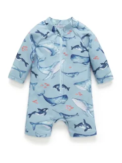 Purebaby Long Sleeve Swim Sunsuit