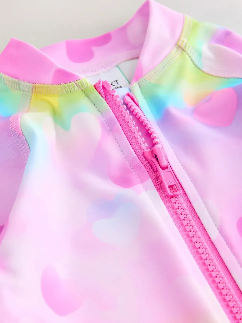 Rainbow Ombre Hearts - Zonbeschermend badpak (3 mnd-10 jr)