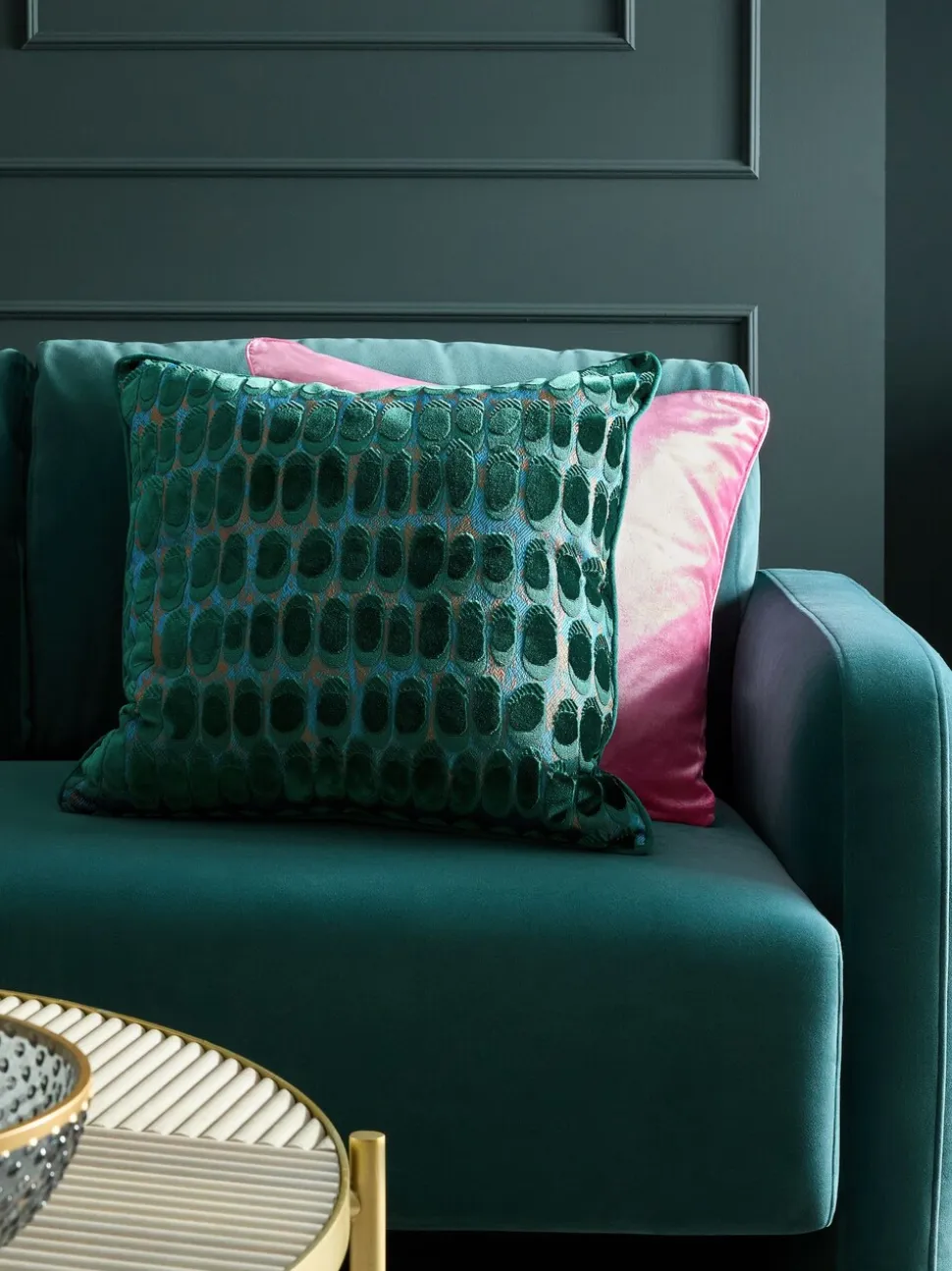 Rebel Spot Velvet Cushion