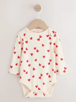 Red Heart Valentines - Babyrompertjes met lange mouwen