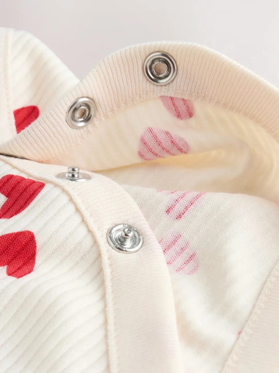Red Heart Valentines - Babyrompertjes met lange mouwen