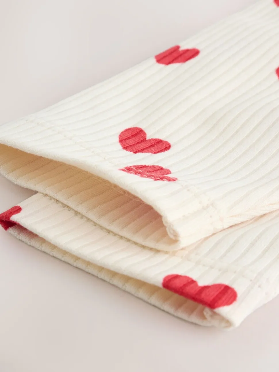 Red Heart Valentines - Babyrompertjes met lange mouwen