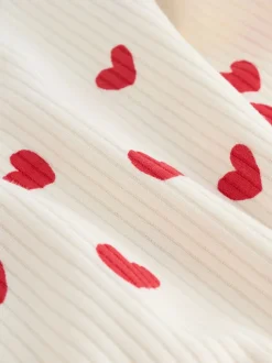 Red Heart Valentines - Babyrompertjes met lange mouwen
