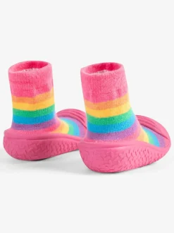 Regenboog - JoJo Maman Bébé - Indoor pantoffelsokken voor binnen